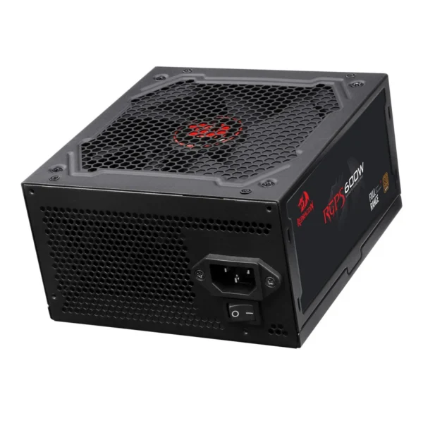 Fonte Gamer Redragon Rgps 600W 80 Plus Bronze Pfc Ativo Full Range Gc-Ps002-1