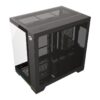 Gabinete Gamer Redragon Scalpel Argb Gc-628 Aquário Atx Vidro Temperado Sem Fans Preto