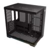 Gabinete Gamer Redragon Scalpel Argb Gc-628 Aquário Atx Vidro Temperado Sem Fans Preto