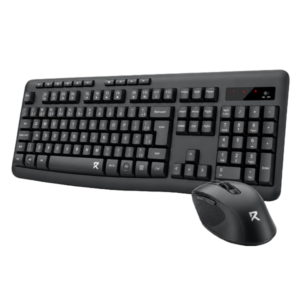 Combo Teclado E Mouse R Office By Redragon Bs-7367-B Sem Fio 2.4Ghz Abnt2 4000 Dpi Preto