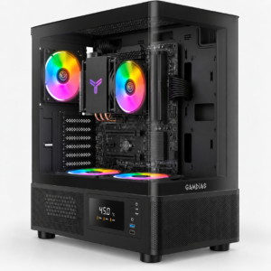 PC Gamer com gabinete Gamdias Atlas E2 CG preto
