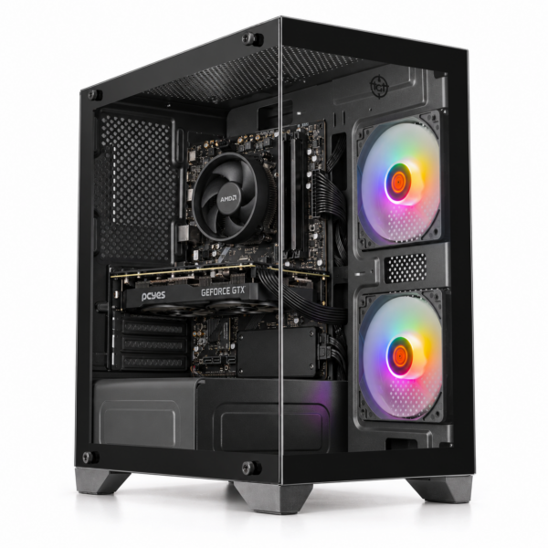 PC Gamer Única Gladiator Ryzen 5 5500 GTX 1660 Super — imagem ilustrativa da montagem