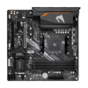 Gigabyte B550M AORUS ELITE Rev. 1.3 — vista frontal dos slots e conexões