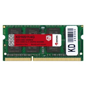 Memória Keepdata 4GB DDR3 1600MHz para Notebook — vista principal do módulo