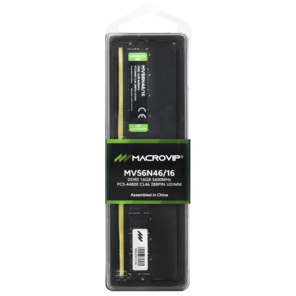 Memória Macrovip 16GB DDR5 5600MHz — embalagem original