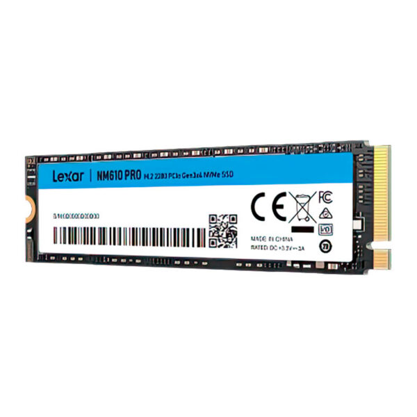 SSD Lexar NM610 Pro 1TB NVMe — vista do módulo