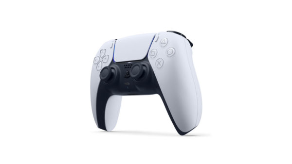 Controle Sony DualSense Branco — vista lateral
