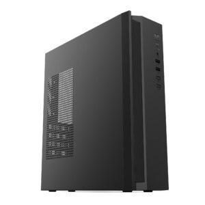 Gabinete Bluecase SlimDesk TFX BG-2005 — vista frontal em perspectiva