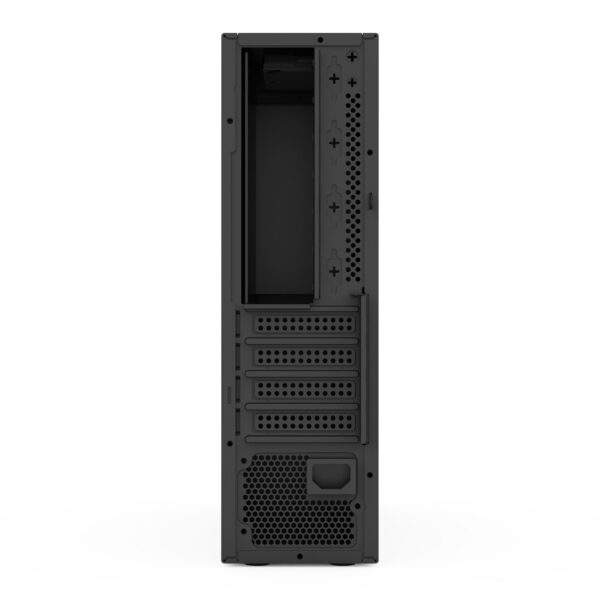 Gabinete Bluecase SlimDesk TFX BG-2005 — painel traseiro
