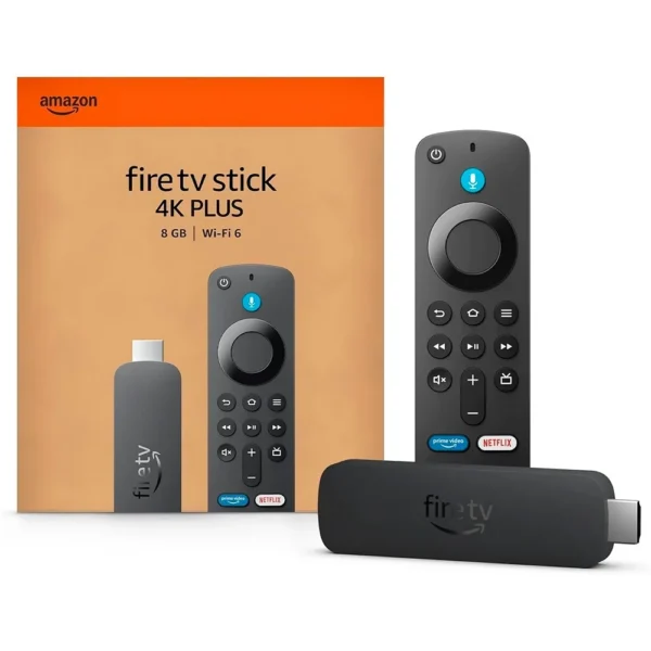 Amazon Fire Tv Stick 4K Plus 8Gb Wi-Fi 6 Alexa 4K Preto