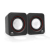 Caixa De Som C3tech Sp-301Bk 2.0 3W Rms Usb P2 Preto