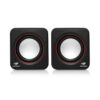 Caixa De Som C3tech Sp-301Bk 2.0 3W Rms Usb P2 Preto