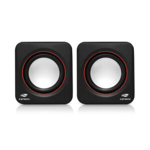 Caixa De Som C3tech Sp-301Bk 2.0 3W Rms Usb P2 Preto