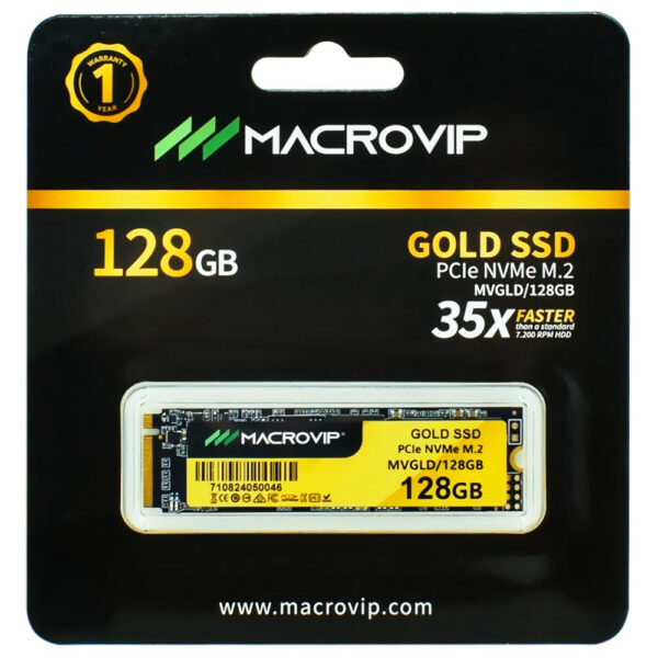 Ssd Macrovip Gold 128Gb M.2 Nvme Pcie 3.0 X4 1600 Mb/S
