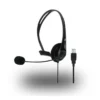 Headset Office 5+ 015-0101 Usb Monoauricular Com Microfone Preto