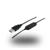 Headset Office 5+ 015-0101 Usb Monoauricular Com Microfone Preto