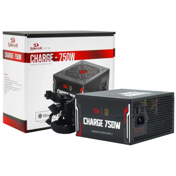 Redragon Charge FRC-750 750W — fonte com embalagem original