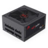 Fonte Redragon RGPS GC-PS003-1 600W preta — vista lateral e conexões modulares