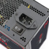 Fonte Redragon RGPS GC-PS003-1 600W preta — entrada de energia e interruptor