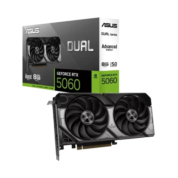 Placa De Vídeo Asus Dual Geforce Rtx 5060 8Gb Gddr7 128-Bit Dlss 4