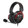 Headset Redragon Diomedes H388 Preto — vista principal com microfone