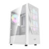 Gabinete Aigo Darkflash A290 Mesh Branco — vista principal em perspectiva