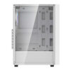 Gabinete Aigo Darkflash A290 Mesh Branco — lateral de vidro temperado
