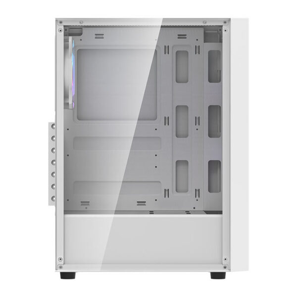 Gabinete Aigo Darkflash A290 Mesh Branco — lateral de vidro temperado
