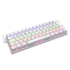 Teclado T-Dagger Arena Pro Branco Switch Marrom — vista principal em perspectiva