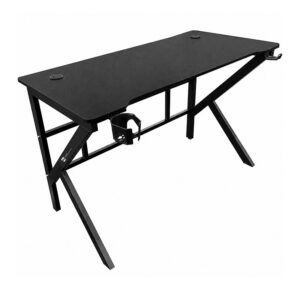 Mesa Gamer R8 Zion 120 cm Preta — vista principal em perspectiva