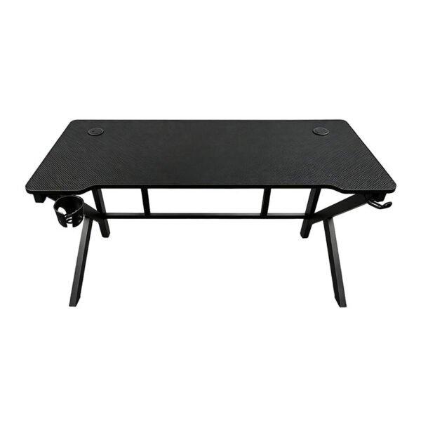 Mesa Gamer R8 Zion 120 cm Preta — vista frontal