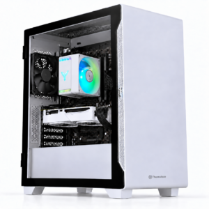 PC Gamer Única Thermaltake S100 TG Snow montado